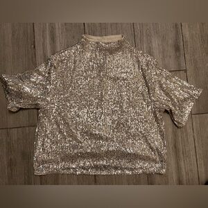 H&M Sequin Top